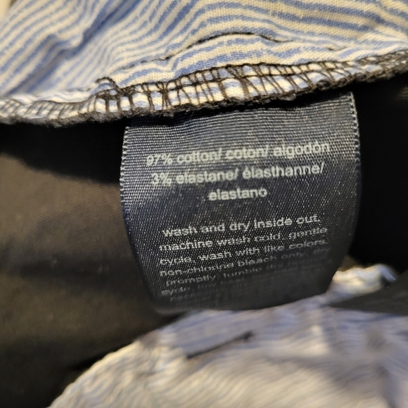 Tommy Hilfiger Black Khaki Short Size 12 - Picture 5 of 7